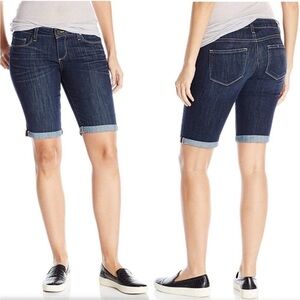 PAIGE JAX CUT OFF BERMUDA SHORTS LAVENA 27